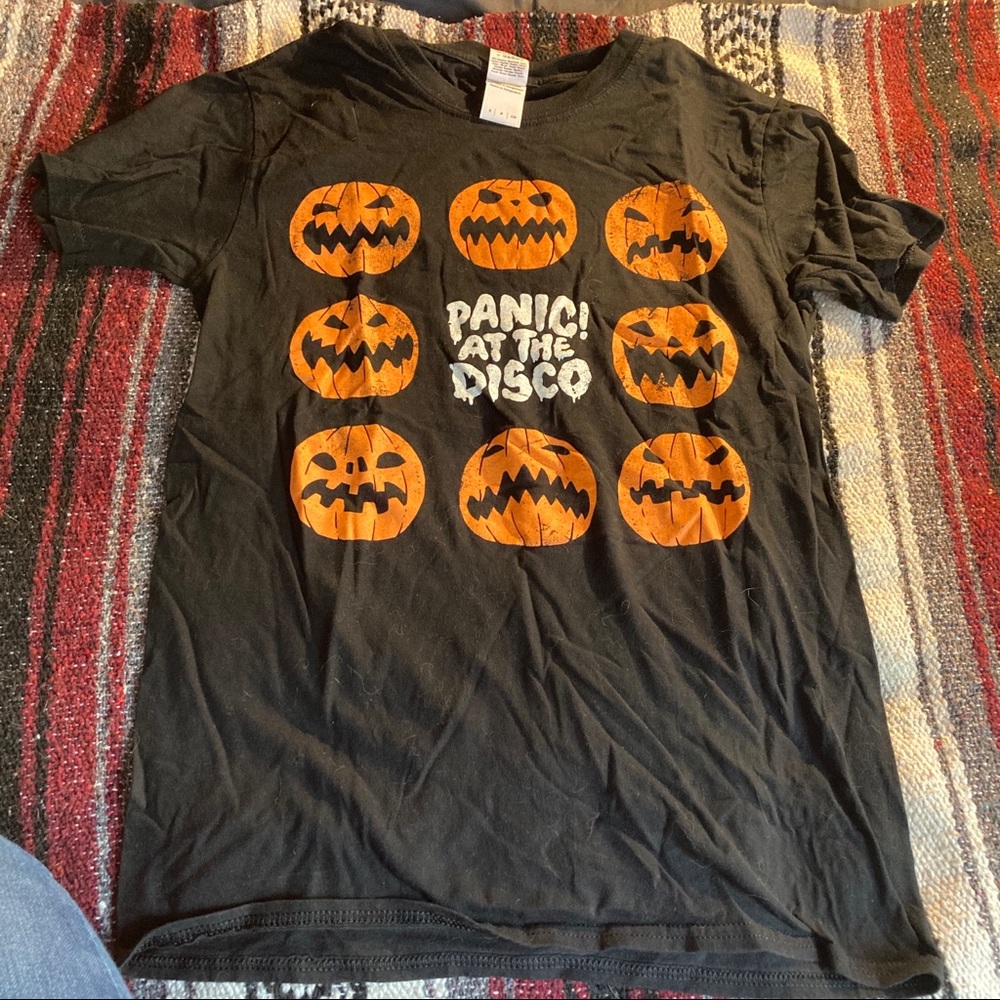 panic! at the disco pumpkin tee